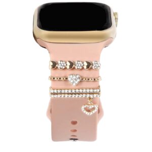 3 pieces watch accessory heart shape